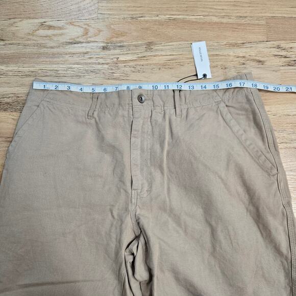 Taylor Stitch Men's Morse Pant Straight Leg Tailored Fit Sand Slub 38 - Picture 5 of 12